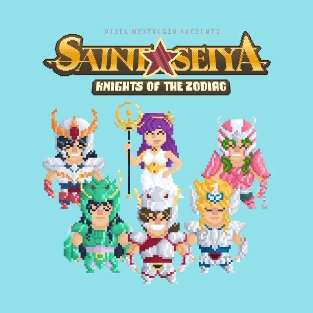 8 bit Pixel Anime Nostalgic Saint Seiya 90s by YayPixel