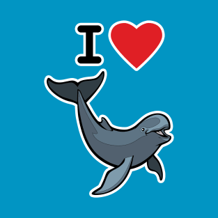 I Love Irrawaddy Dolphins T-Shirt