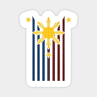 Philippines American Flag Magnet