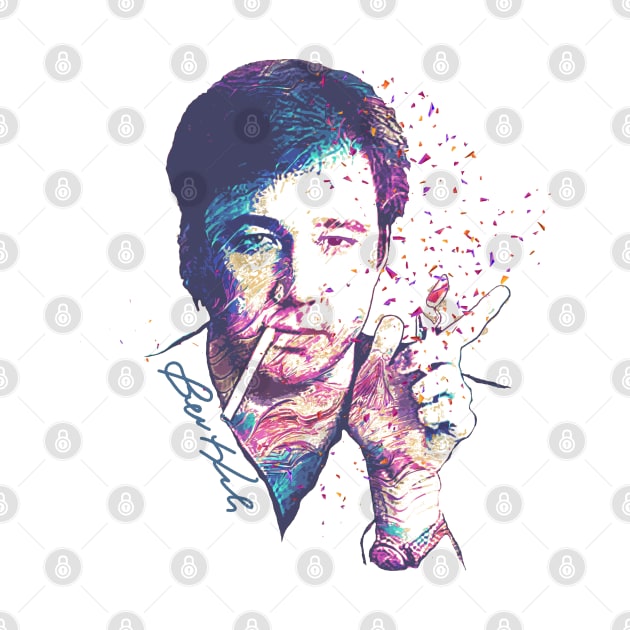 Bill Hicks Fire Lighter Sketch Fan Art by VintageMimi