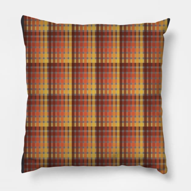 Fall Plaid Pillow by PSCSCo