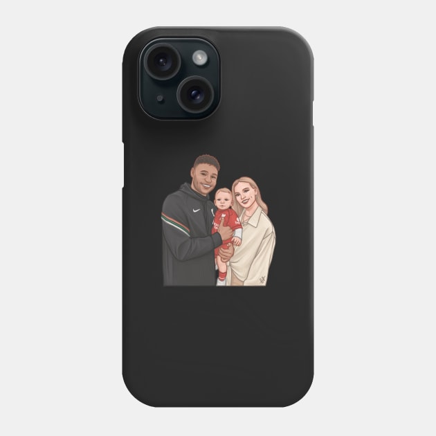 Reds || Alex, Perrie and Axel Phone Case by CharlottePenn