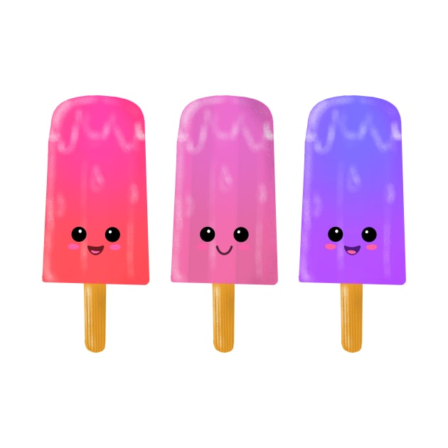 Popsicle trio by Shyflyer