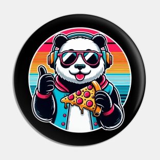 Rad 80's Panda Pin