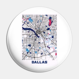 Dallas - United States MilkTea City Map Pin