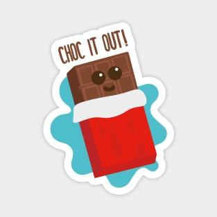 Cute Chocolate Bar | Gift Ideas | Funny Puns Jokes Magnet