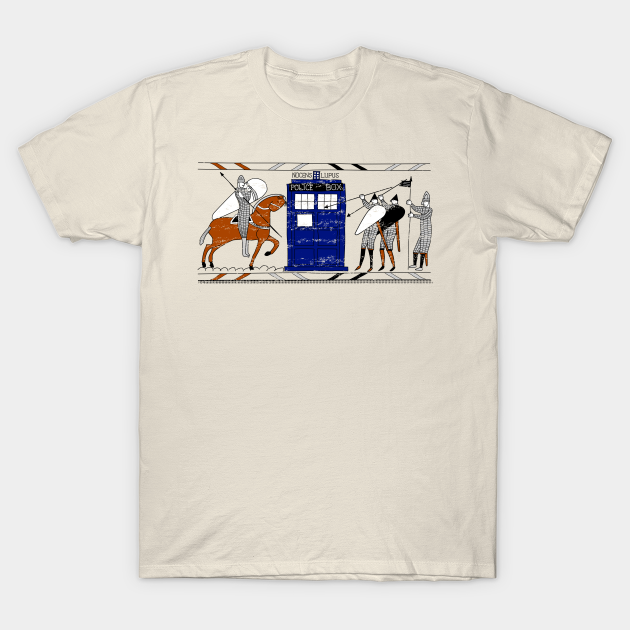 Tardis Bayeux Tapestry Doctor Who - Tardis - T-Shirt