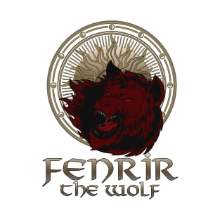 Fenrir the Wolf-A Viking Saga- Norse Mythology T-Shirt