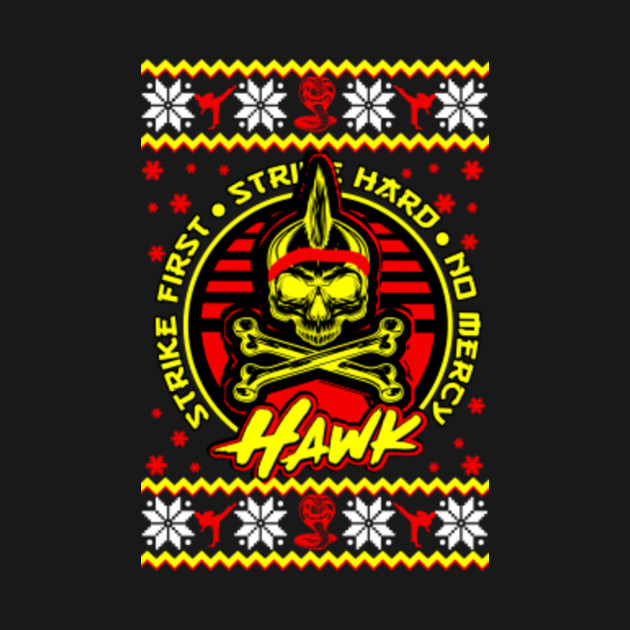 Cobra Kai - Hawk - Christmas - Christmas - T-Shirt