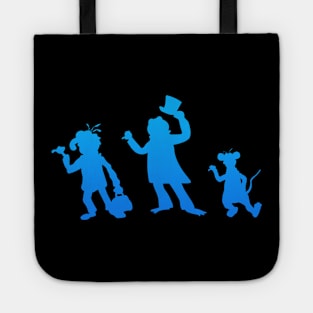 Hitchhiking Ghosts - Blue silhouette Tote