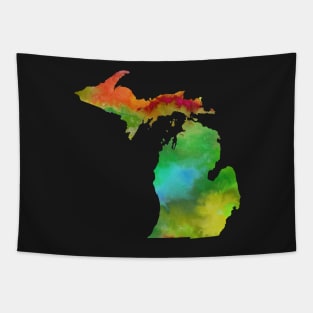 Watercolor Michigan Stickers and Magnets | Cherie's Art(c)2021 Tapestry