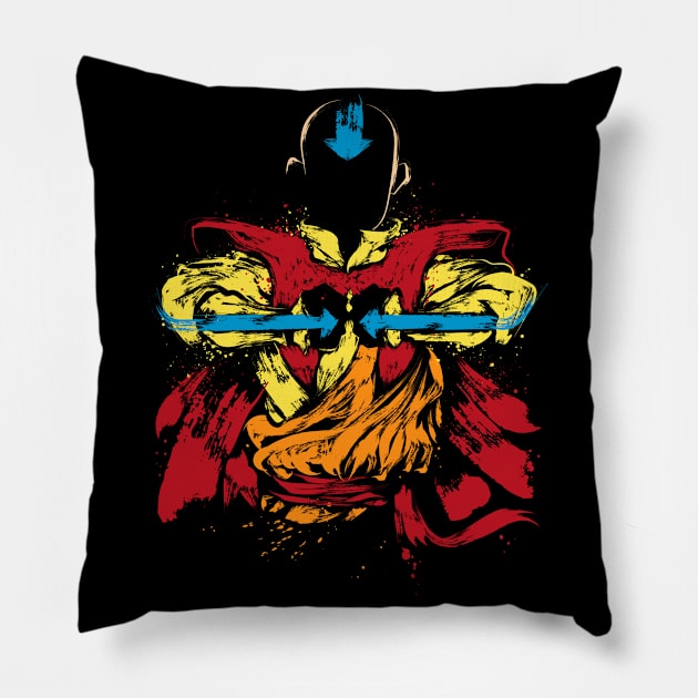 The Air nomad monk Pillow by DrMonekers