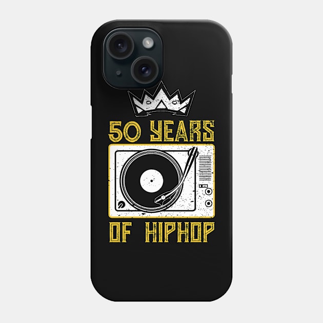 50 years of Hip Hop - The Turntable King Phone Case by Profit