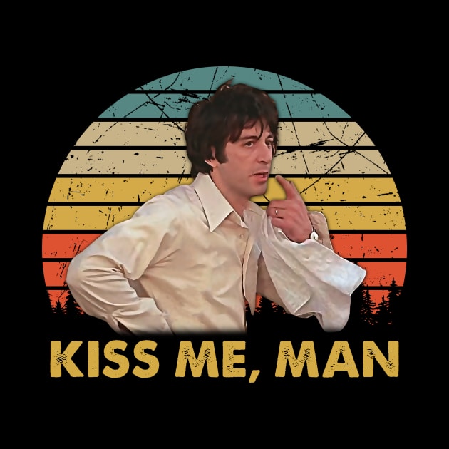 Vintage Kiss Me Man by Crazy Cat Style