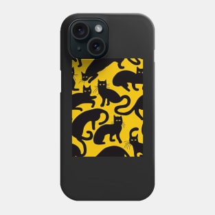 Black Cats for Cat lovers. Perfect gift for National Black Cat Day #13 Phone Case