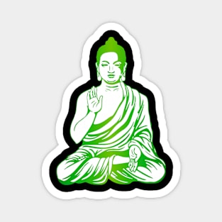 Buddha (green) Magnet