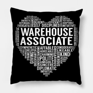 Warehouse Associate Heart Pillow
