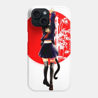 Neko no on'nanoko Phone Case