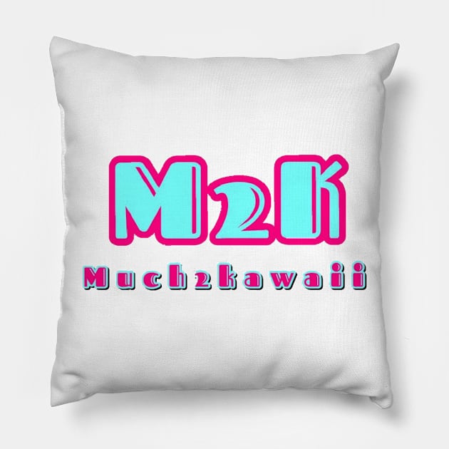 Much 2 Kawaii Pillow by tennysonlee