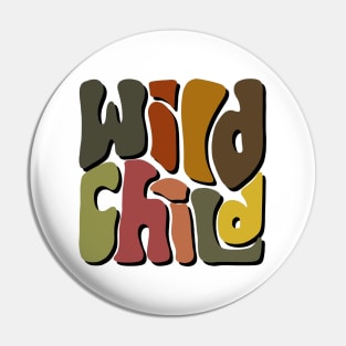 Wild Child Autumn Colors Word Pin