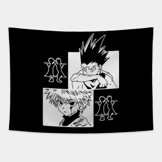 Hunter X Hunter Gon And Killua Anime Manga Hunter X Hunter Tapestry Teepublic