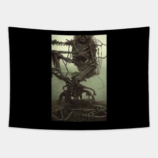 Skeleton Horror Tapestry