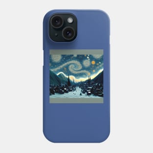 Starry Night Over Hogsmeade Village Phone Case