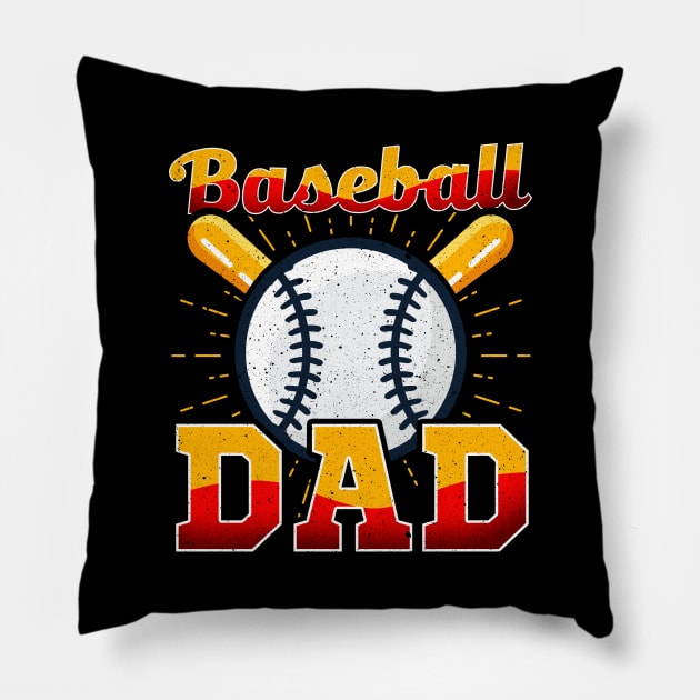 Baseball Dad Awesome Coach & Parent Pillow by theperfectpresents