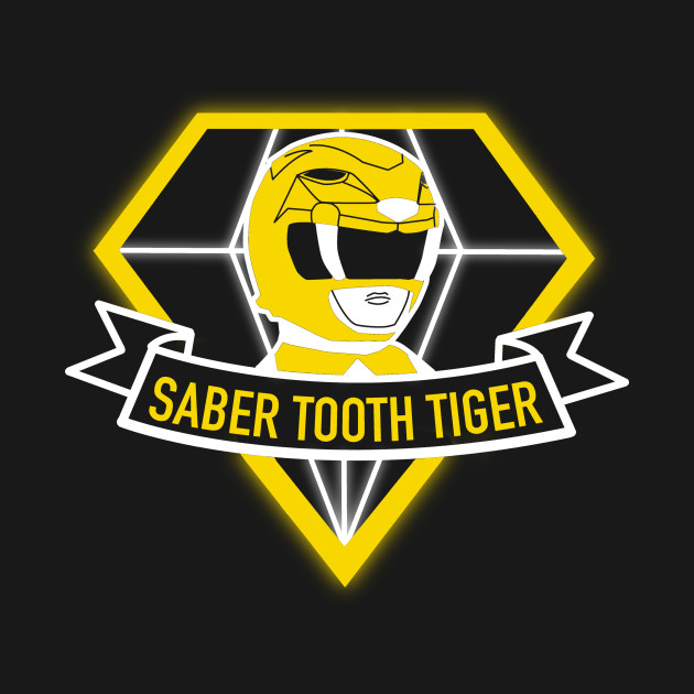 Sabertooth tiger - Yellow Ranger - Phone Case