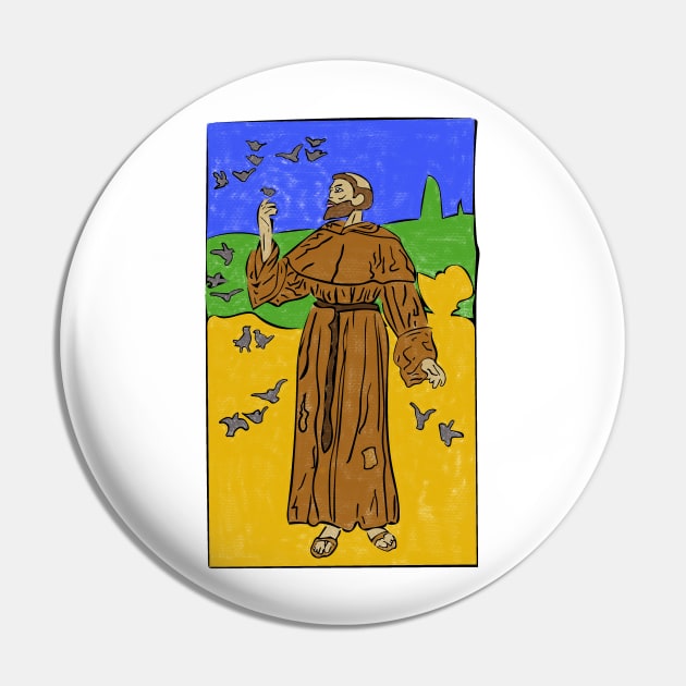 Saint Francis Pin by moanlisa