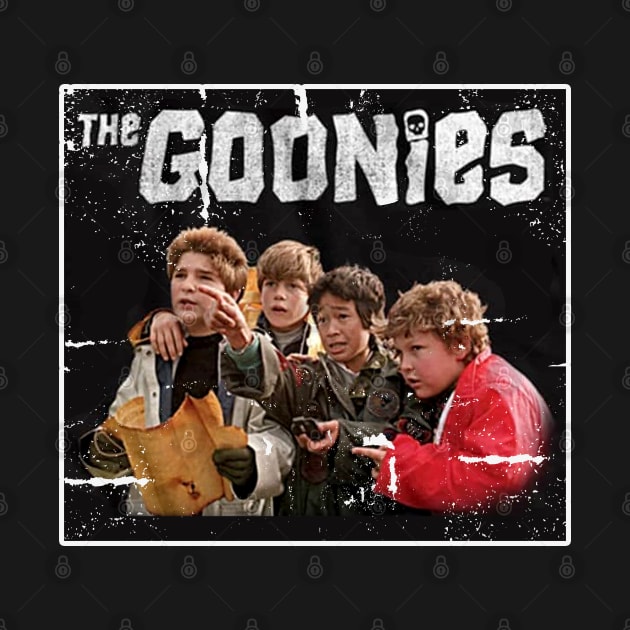 Vintage The goonies adventure 80s by Don'tawayArt