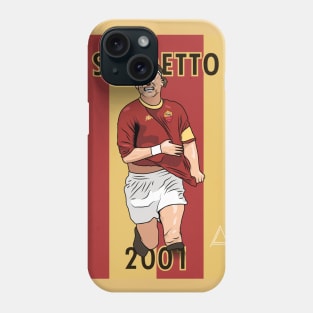 Scudetto 2000/2001 Totti's goal Phone Case