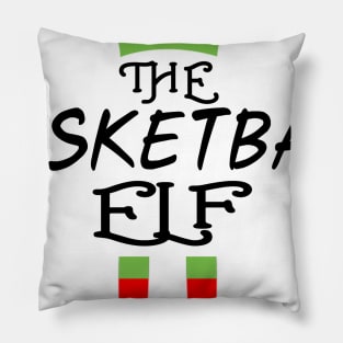 The Basketball Elf Matching Family Group Christmas Party SANTA Pillow