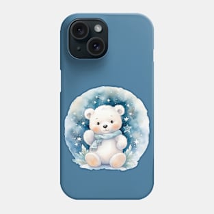 Teddy Bear and Christmas Star Phone Case