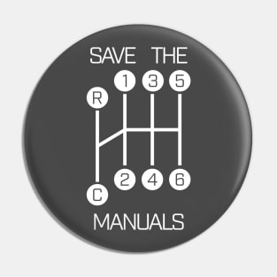 Save the Manuals Pin