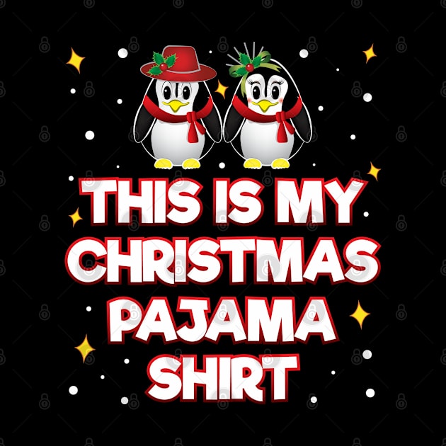 Merry Xmas Penguin This Is My Christmas Pajama by ZNOVANNA