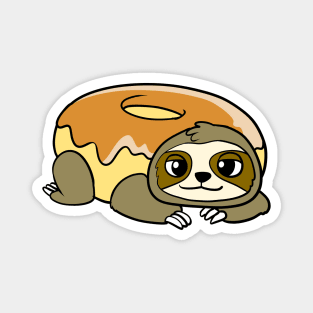 Donut Sloth Magnet