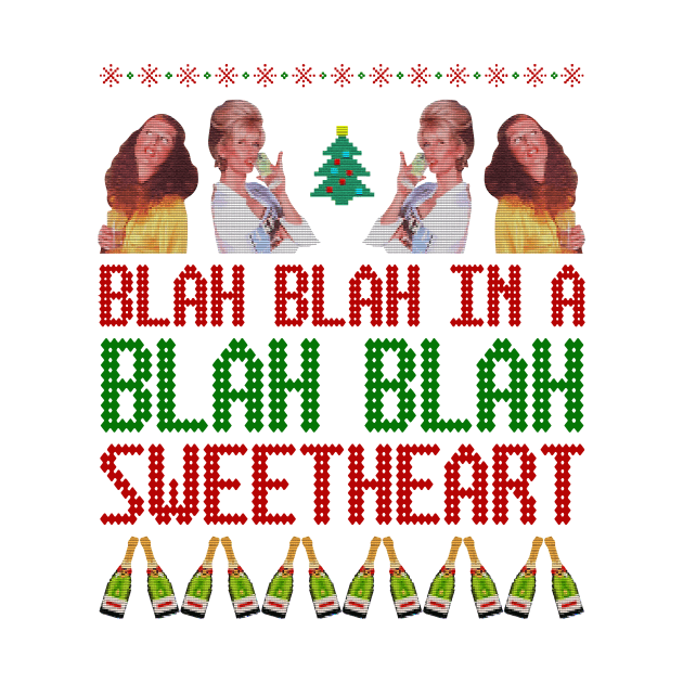 AbFab Ugly Christmas — Blah Blah In a Blah Blah by chaxue