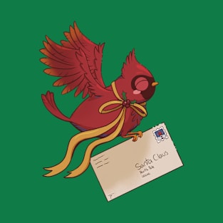 Cardinal Letter to Santa T-Shirt