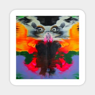 Butterfly Portrait Bright Flies 305 Magnet