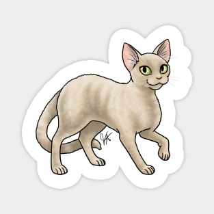 Cat - Devon Rex - Tan Magnet