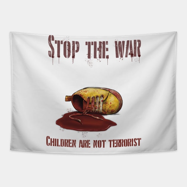stop the war Tapestry by Paskalamak