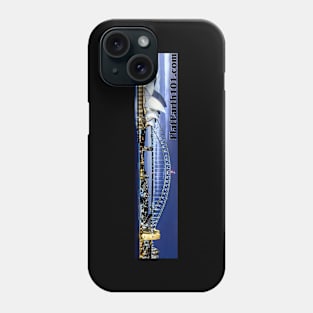 The Land Down Under - Sydney Australia - FlatEarth101.com Phone Case