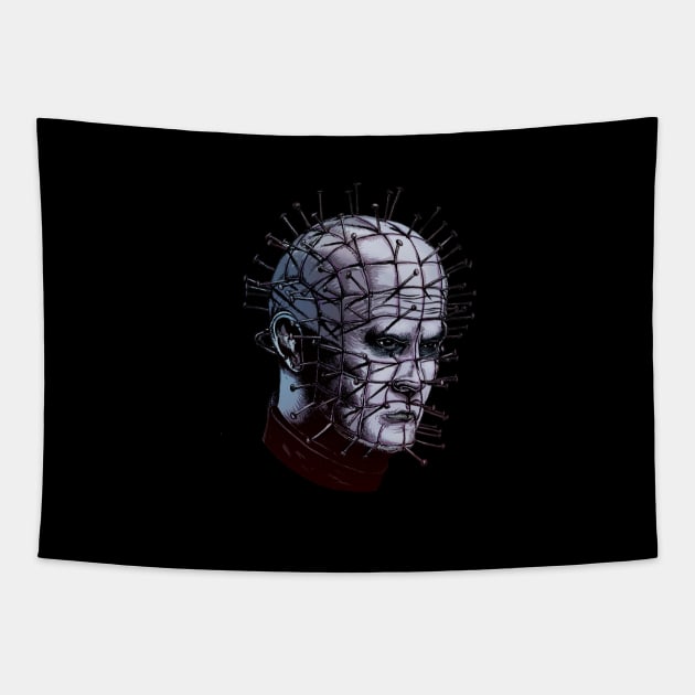 Pinhead Hellraiser Tapestry by Creepsandbabes