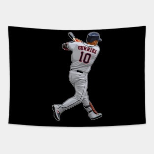 Yuli Gurriel #10 Hits Homerun Tapestry