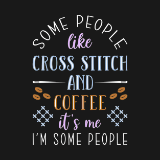 Coffee & Cross Stitch T-Shirt