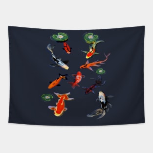 Golden Fish Tapestry