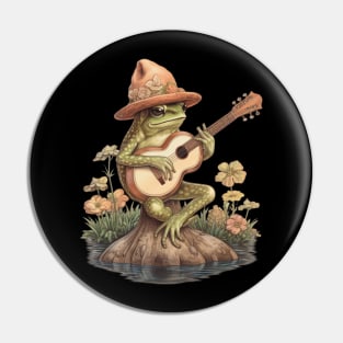 Cottagecore Aesthetic Frog Cute Vintage Pin