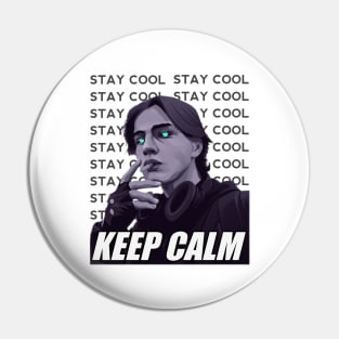 Keep calm and Stay cool Pin