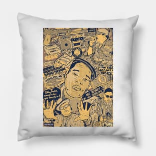 Notorious B.I.G Illustration Pillow